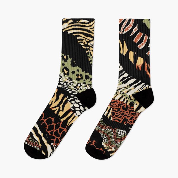 Item preview,  Retro Tropical Animal Print Abstract Collage designed and sold by RetroMaggie.