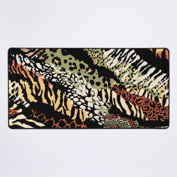 Item preview, Retro Tropical Animal Print Abstract Collage designed and sold by RetroMaggie.