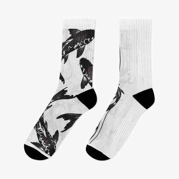 Item preview, Black Koi Fish Ink Flow designed and sold by Trend cool.