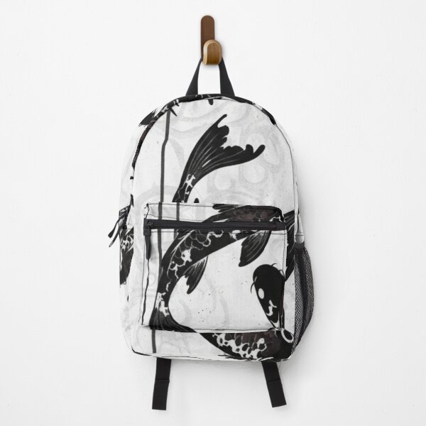 Item preview, Black Koi Fish Ink Flow designed and sold by Trend cool.