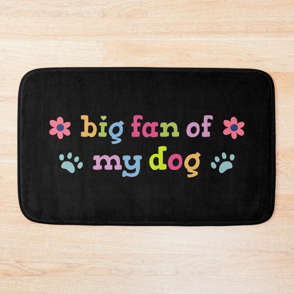 Item preview, Big fan of my dog retro colorful quote designed and sold by HandicraftArt.