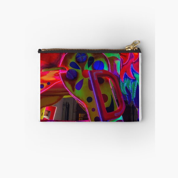 Item preview, Colorful Neon Carnival Float With Bright Lights and Abstract Sculptures at Night Parade Celebration designed and sold by Nmallia.