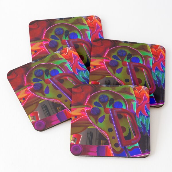 Item preview, Colorful Neon Carnival Float With Bright Lights and Abstract Sculptures at Night Parade Celebration designed and sold by Nmallia.