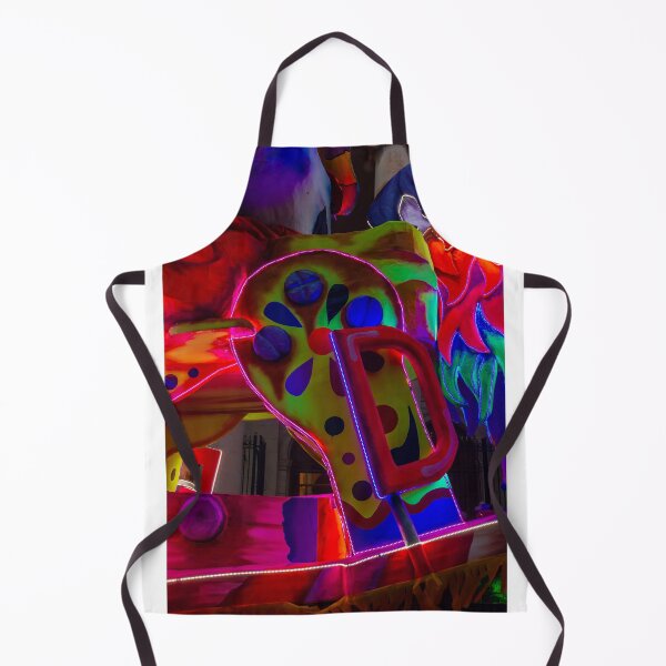 Item preview, Colorful Neon Carnival Float With Bright Lights and Abstract Sculptures at Night Parade Celebration designed and sold by Nmallia.