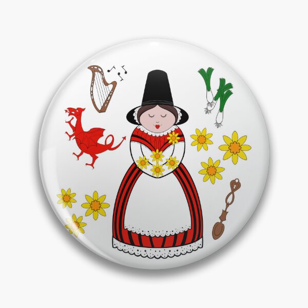Item preview, A pattern of Welsh Ladies designed and sold by TraceyEvansArt.