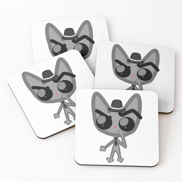 Item preview, silly cat with top hat and tie  designed and sold by endermuu.