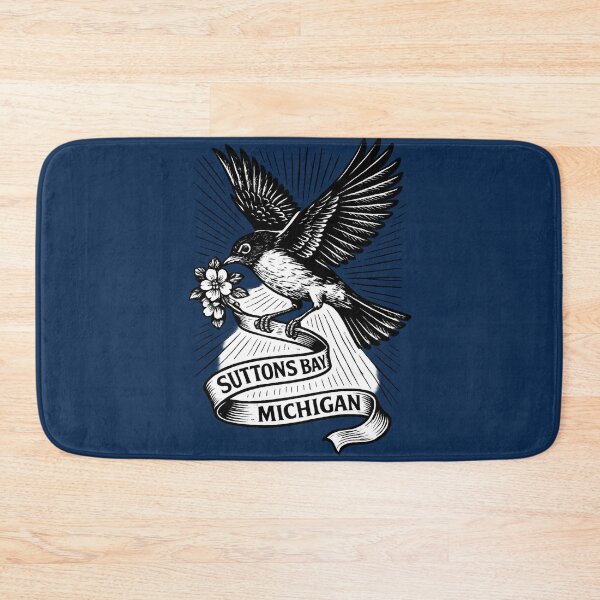 Item preview, Suttons Bay Michigan Robin designed and sold by FreshWaterWares.