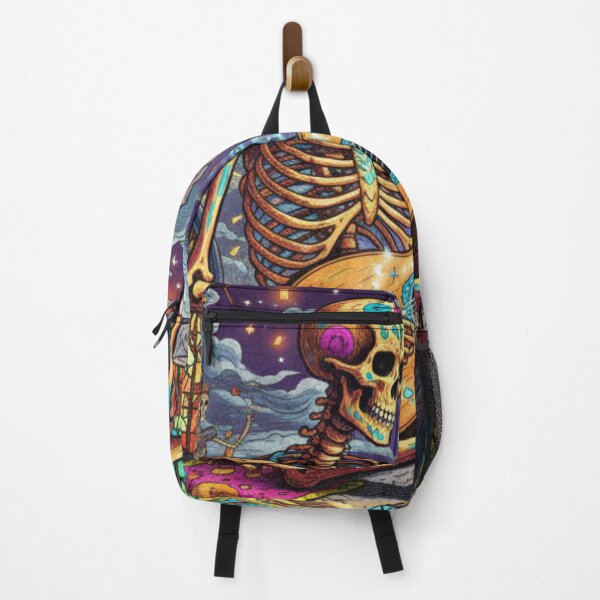 Item preview, Stained Glass Skeleton Rocker designed and sold by Trend cool.