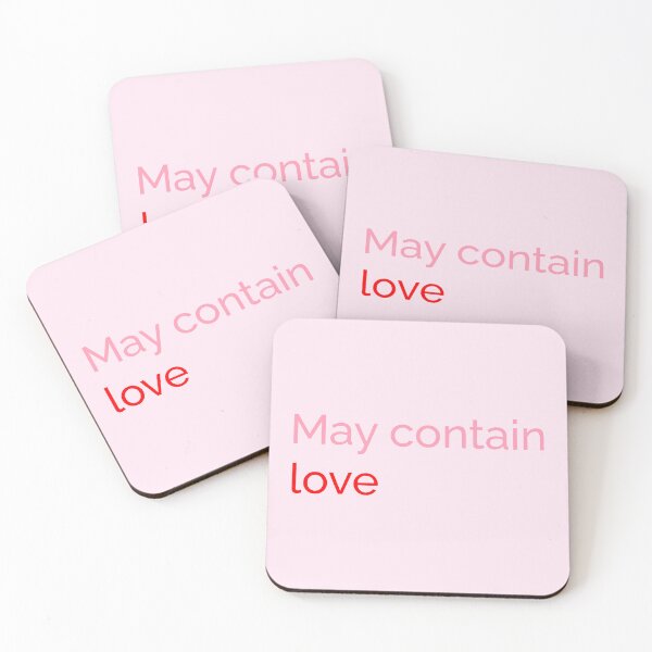 Item preview, May Contain Love – Minimalist Valentine Design designed and sold by stereonut.