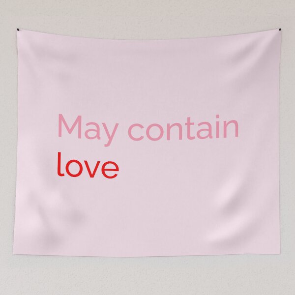 Item preview, May Contain Love – Minimalist Valentine Design designed and sold by stereonut.