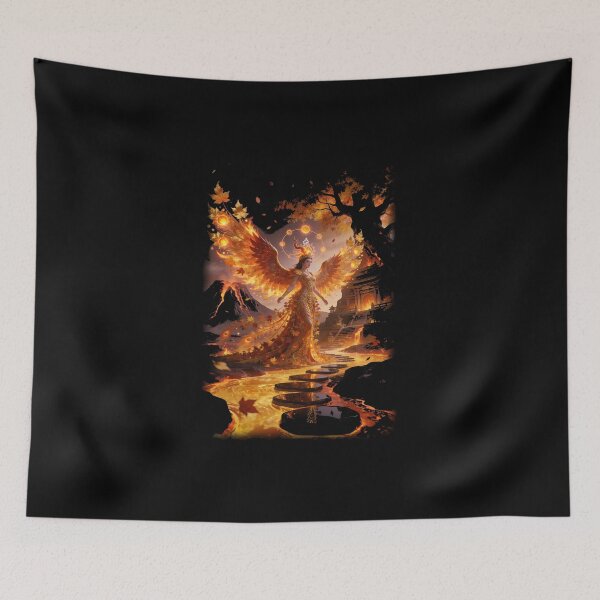 Item preview, Phoenix woman with fire wings designed and sold by TOTO GUYANA.