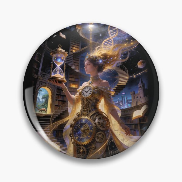 Item preview, Woman surrounded by steampunk elements designed and sold by TOTO GUYANA.
