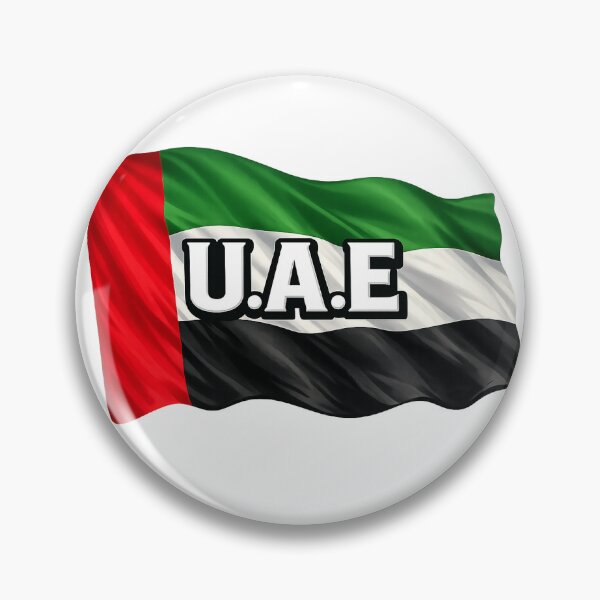 Item preview, UAE Waving Flag Design – United Arab Emirates Patriotic Pride Graphic designed and sold by GarnerSupplyCo.