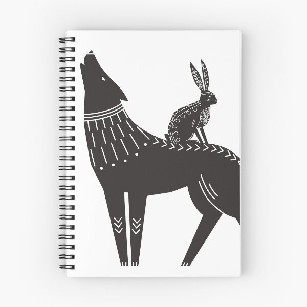 Item preview, Coyote and the Rabbit Alebrijes designed and sold by Monocromo Shop.