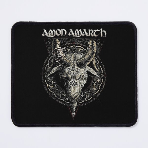 Item preview, Amon Amarth Viking Metal Goat Mandala designed and sold by billyawoodwrd.