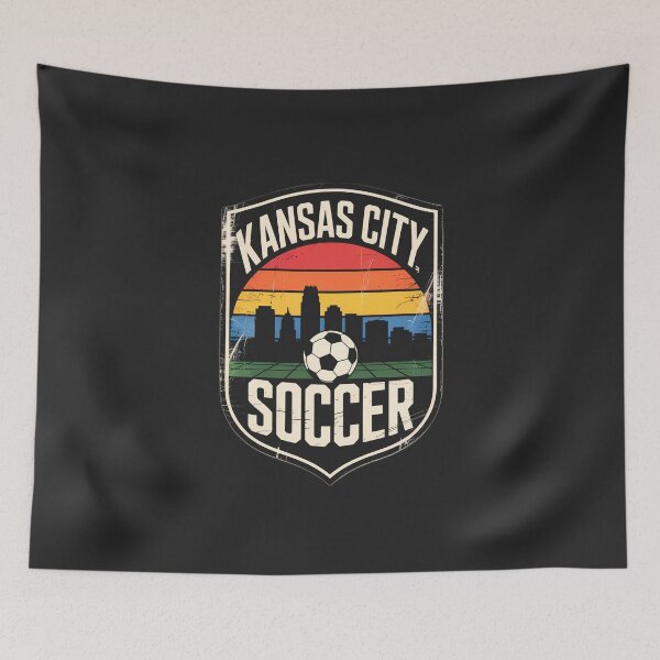 Item preview, Vintage Kansas City Soccer Gift - Retro Badge designed and sold by EverydayThreadz.