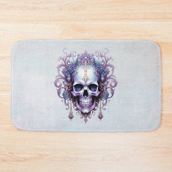 Item preview, Ornate Gothic Skull – Baroque Memento Mori Art designed and sold by MysticOzzy.