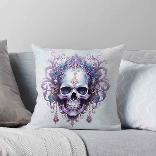 Item preview, Ornate Gothic Skull – Baroque Memento Mori Art designed and sold by MysticOzzy.