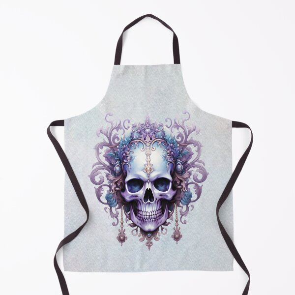 Item preview, Ornate Gothic Skull – Baroque Memento Mori Art designed and sold by MysticOzzy.