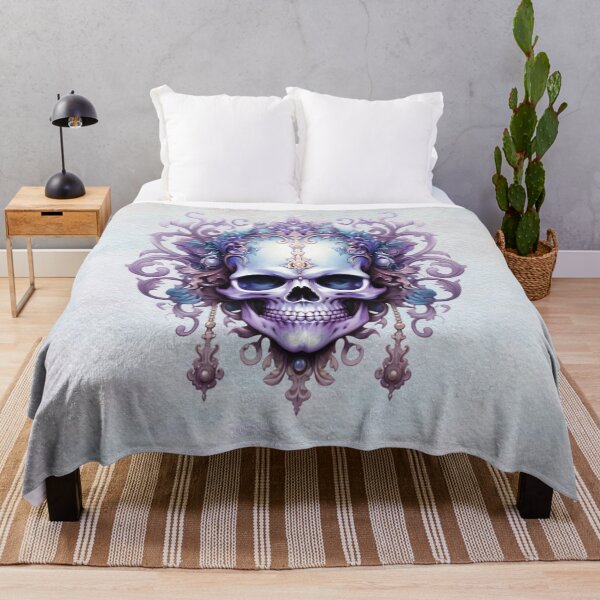 Item preview, Ornate Gothic Skull – Baroque Memento Mori Art designed and sold by MysticOzzy.