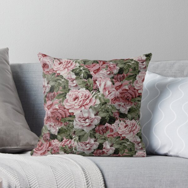Item preview, Vintage Sanderson Roses Floral Digital Faux Decoupage Collage designed and sold by Licorice Moon.