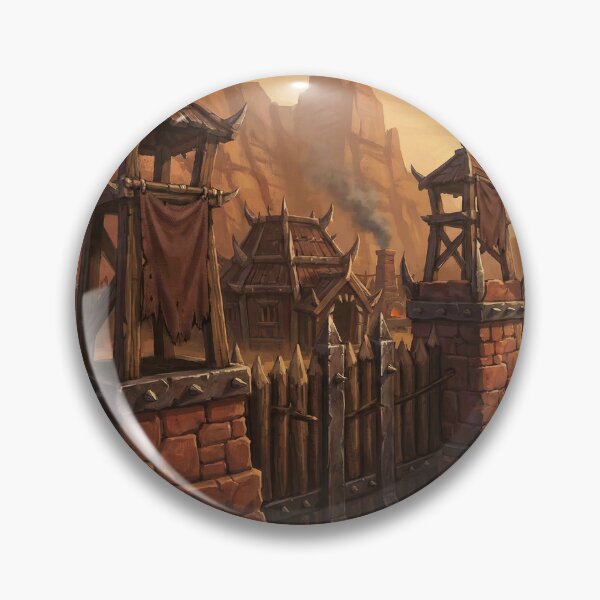 Item preview, Orc Fortress & Desert Sunset - Epic Fantasy Stronghold Puzzle RPG Landscape designed and sold by TheodoreZingal.