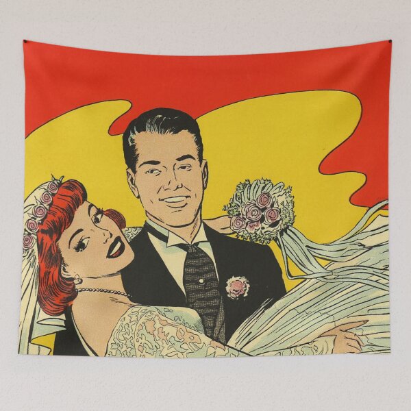 Item preview, Vintage Comic Wedding designed and sold by Analog Aura .
