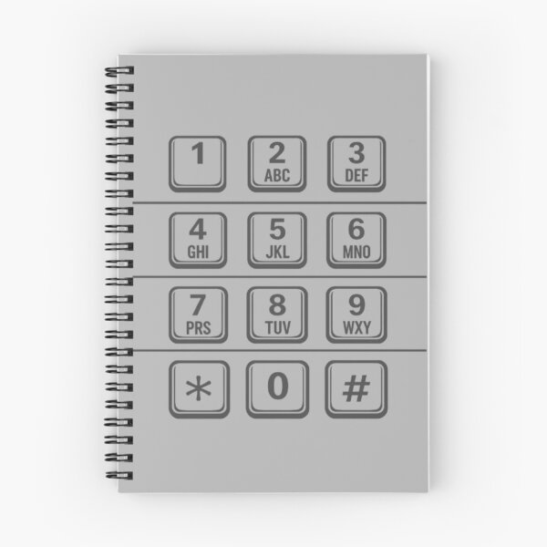 Item preview, Payphone/ATM Numbers Keypad (Gray) designed and sold by CamilasPrints.