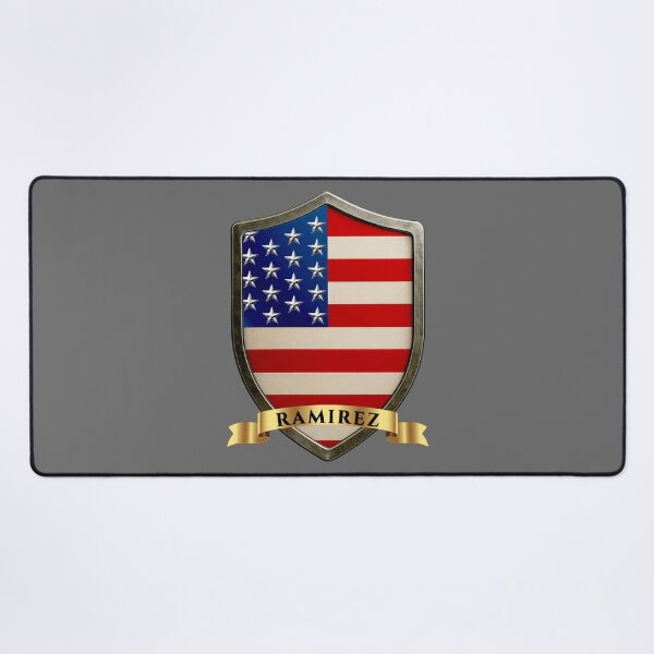 Item preview, Ramirez USA Surname Shield designed and sold by Highlandkings.