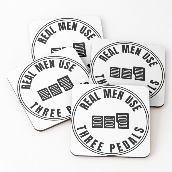 Item preview, Real Men Use 3 Pedals Sticker – Manual Transmission Car Decal designed and sold by gwandi.