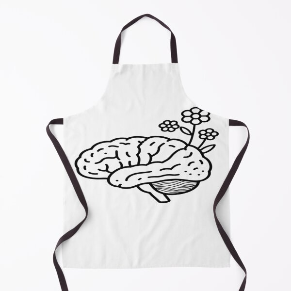 Item preview, Mindful Growth: Minimalist Blooming Brain Art designed and sold by ItzLacarth.