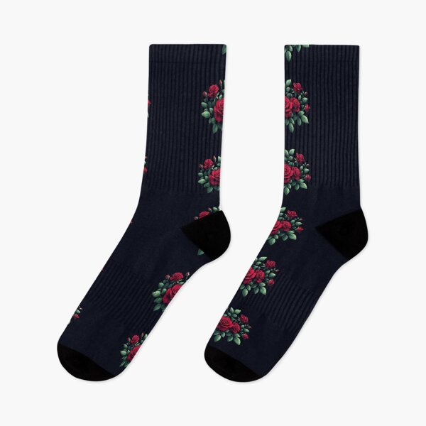 Item preview, Elegant Red Roses on Deep Black Background designed and sold by CreativeIAV.