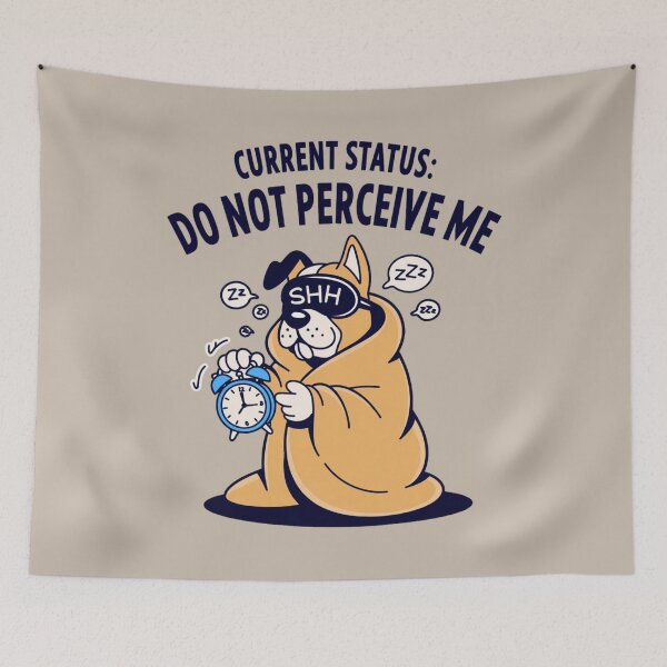 Item preview, sleepy fog - cute dog - nap time - nap lover - snooze mode - snooze button - alarm clock - do not disturb - shhh - sleep mask - tired humor - sleepy vibes - weekend mood designed and sold by JansenGS.