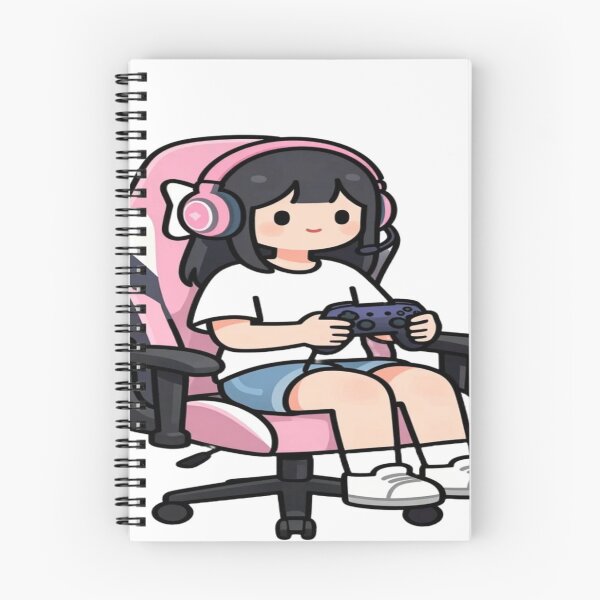Item preview, Cute Gamer Girl Pink Kawaii Gaming Setup designed and sold by ItzLacarth.