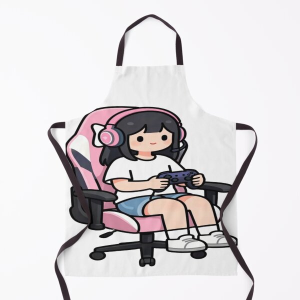 Item preview, Cute Gamer Girl Pink Kawaii Gaming Setup designed and sold by ItzLacarth.