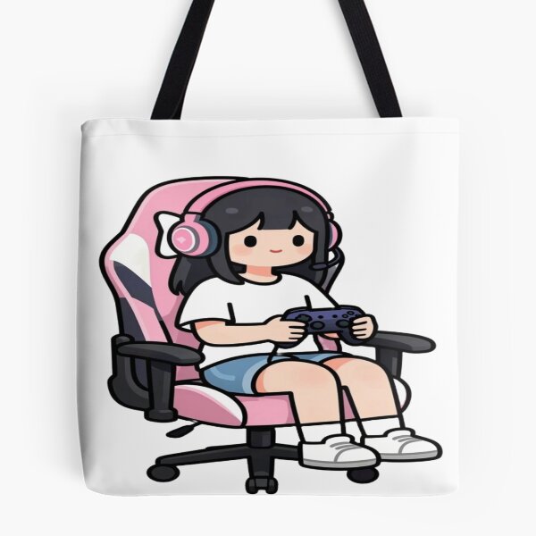 Item preview, Cute Gamer Girl Pink Kawaii Gaming Setup designed and sold by ItzLacarth.