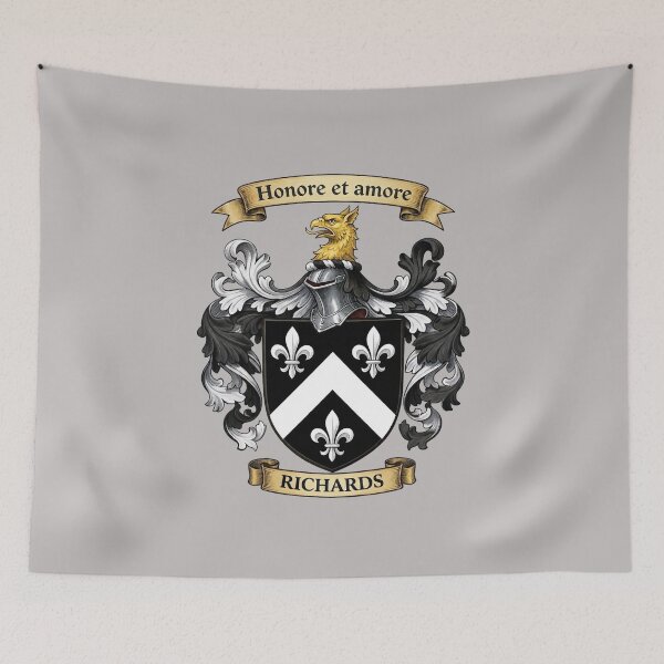 Item preview, The Richards Family Coat of Arms designed and sold by BagTown Clans.