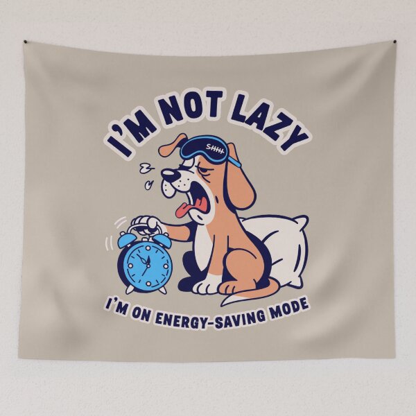 Item preview, sleepy dog - cute dog - nap time - nap lover - snooze mode - snooze button - alarm clock - do not disturb - shhh - sleep mask - tired humor - sleepy vibes - weekend mood designed and sold by JansenGS.