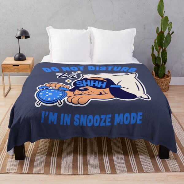 Item preview, sleepy dog - cute dog - nap time - nap lover - snooze mode - snooze button - alarm clock - do not disturb - shhh - sleep mask - tired humor - sleepy vibes - weekend mood designed and sold by JansenGS.