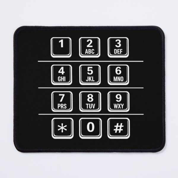 Item preview, Payphone/ATM Numbers Keypad (White) designed and sold by CDPrintsDesigns.
