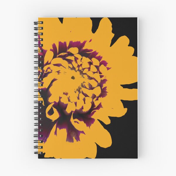 Item preview, Orange purple dahlia summer flower designed and sold by pixperienz4u.