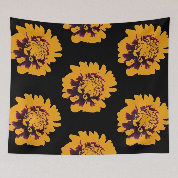 Item preview, Orange purple dahlia summer flower designed and sold by pixperienz4u.
