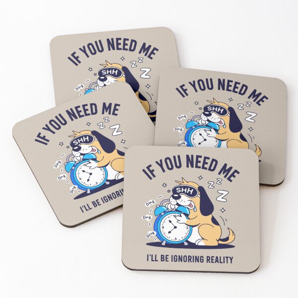 Item preview, sleepy dog - cute dog - nap time - nap lover - snooze mode - snooze button - alarm clock - do not disturb - shhh - sleep mask - tired humor - sleepy vibes - weekend mood designed and sold by JansenGS.