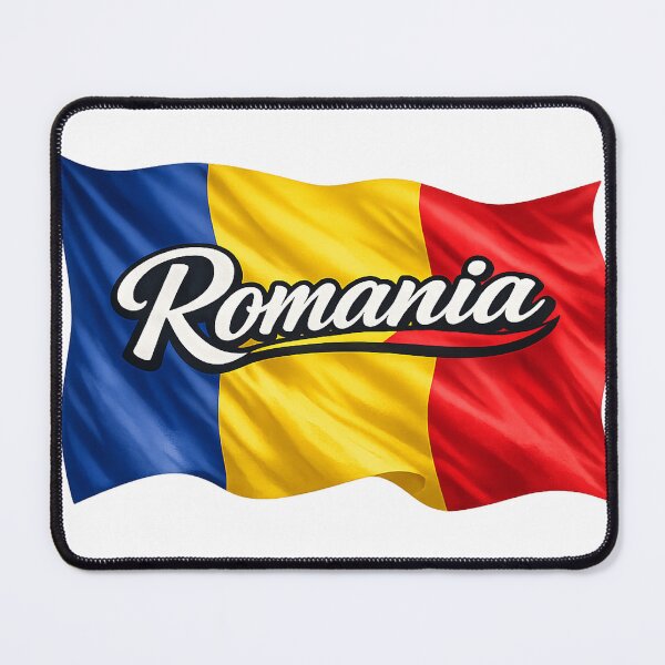 Item preview, Romania Waving Flag Design – Romanian Patriotic Pride Graphic designed and sold by GarnerSupplyCo.