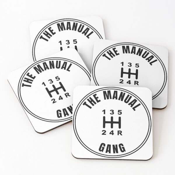 Item preview, The Manual Gang Sticker – Stick Shift Car Decal designed and sold by gwandi.