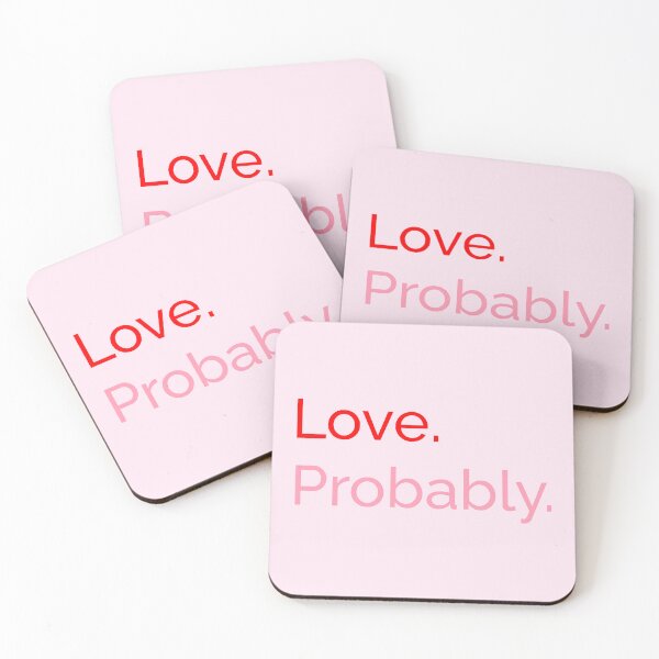 Item preview, Love. Probably. – Playful Valentine Design designed and sold by stereonut.