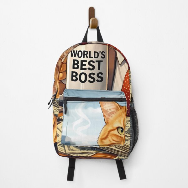 Item preview, Funny Boss Cat in Office designed and sold by mozilxsanfrof.