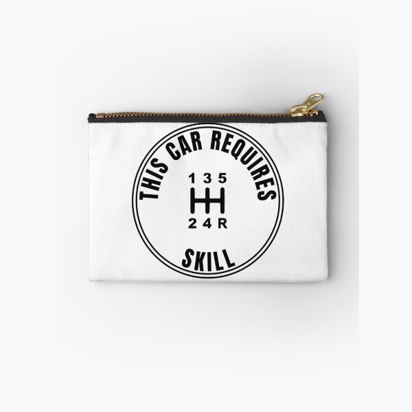 Item preview, This Car Requires Skill Sticker – Manual Transmission Decal designed and sold by gwandi.
