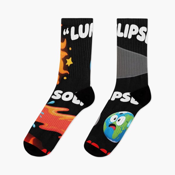 Item preview, Funny Solar System Funny Eclipse Cartoon – Lunar, Solar & Apocalypse Space Humor Shirt designed and sold by Uglyandcute.