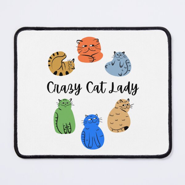 Item preview, Crazy Cat Lady Cat Shapes Design designed and sold by CarefulCreation.